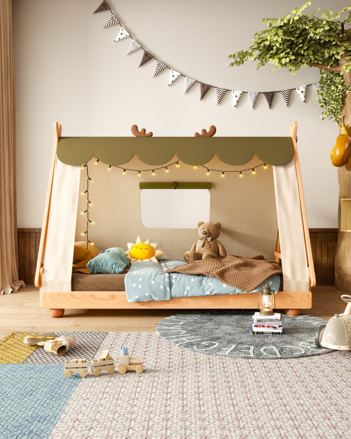 Cubby House Bed kids furniture kids bed — free download