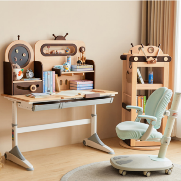 UFO Wooden Computer Desk (Height Adjustable) - Image 2