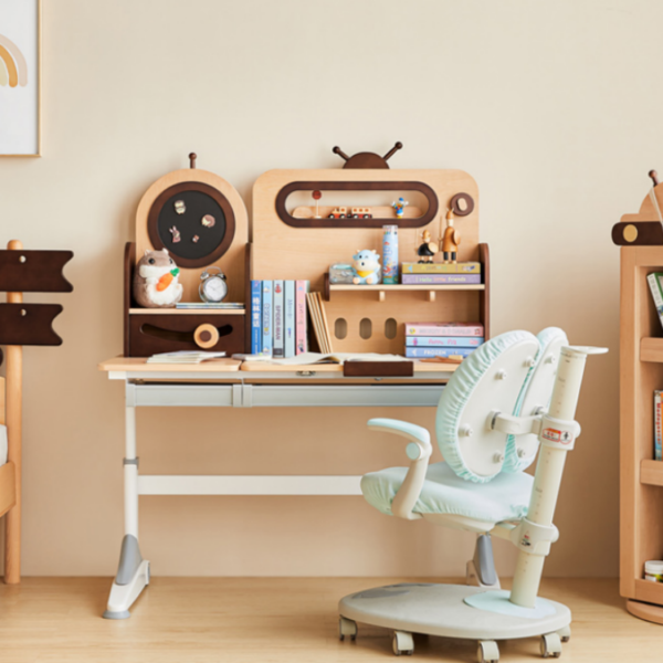 UFO Wooden Computer Desk (Height Adjustable) - Image 3