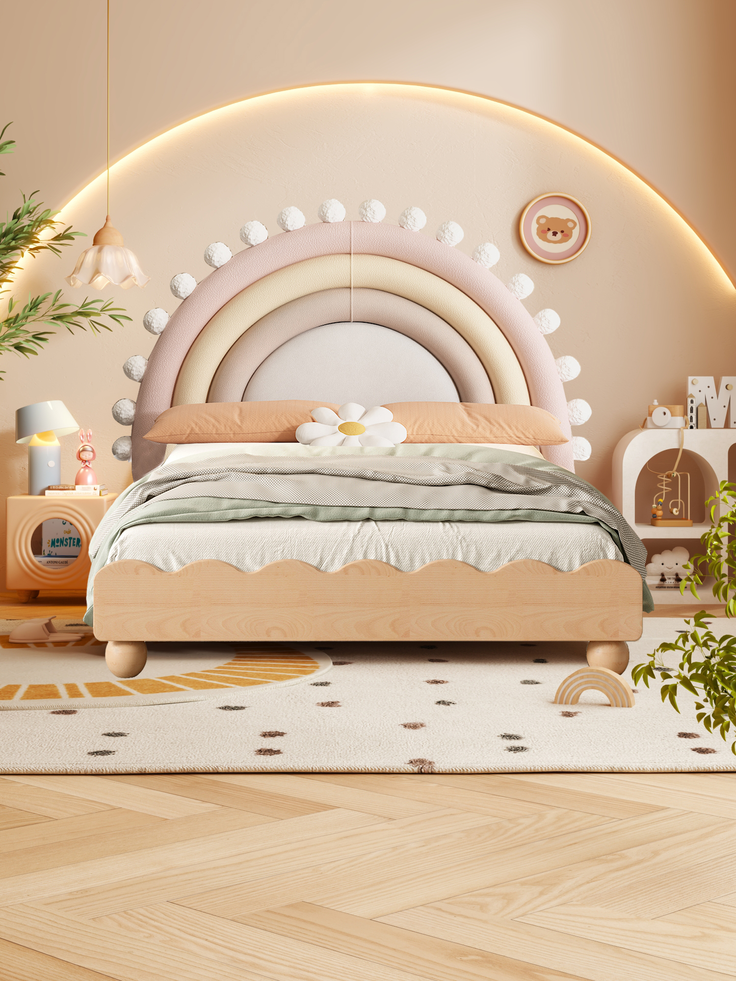 Rainbow Bed - kids furniture | kids bed