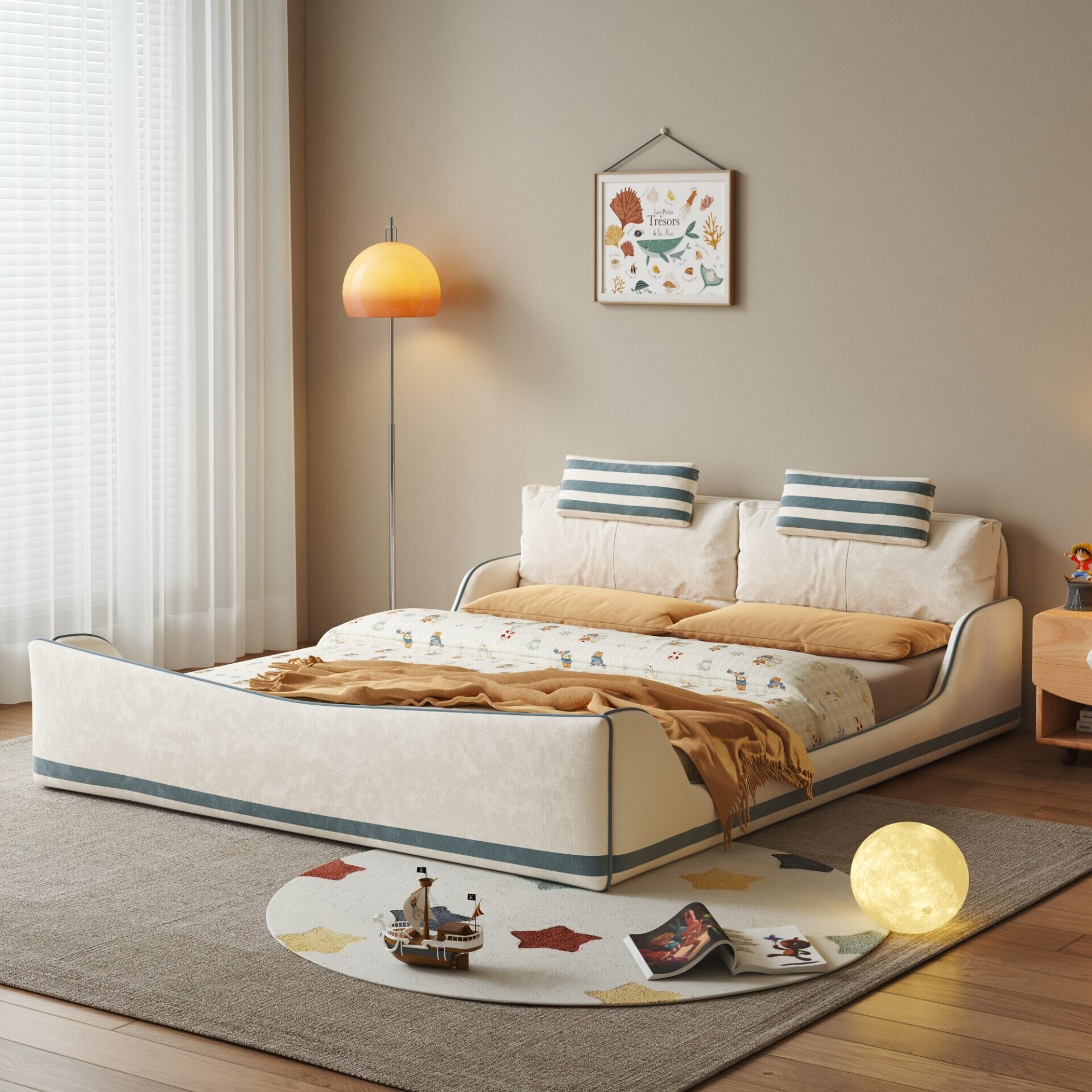 Boat Floor Bed – Double Size kids furniture kids bed