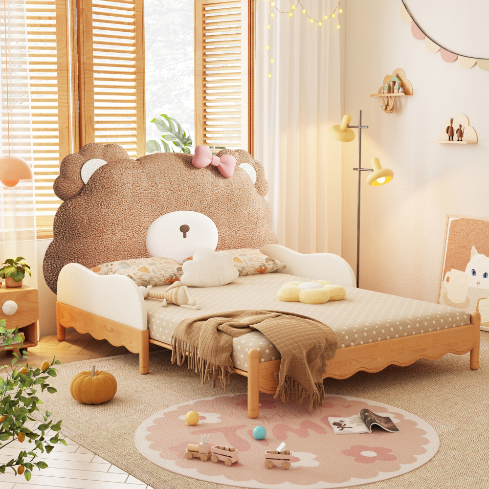 Teddy Toddler Extension Bed (Foldable Mattress Included) Teddy Toddler Extension Bed (Foldable Mattress Included) - Image 3